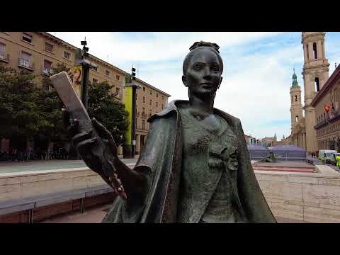 Прогулка по Сарагосе 2021 🇪🇸 Испания [4K]