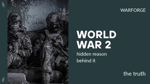 How World War 2 Really Started.. Shocking!! 