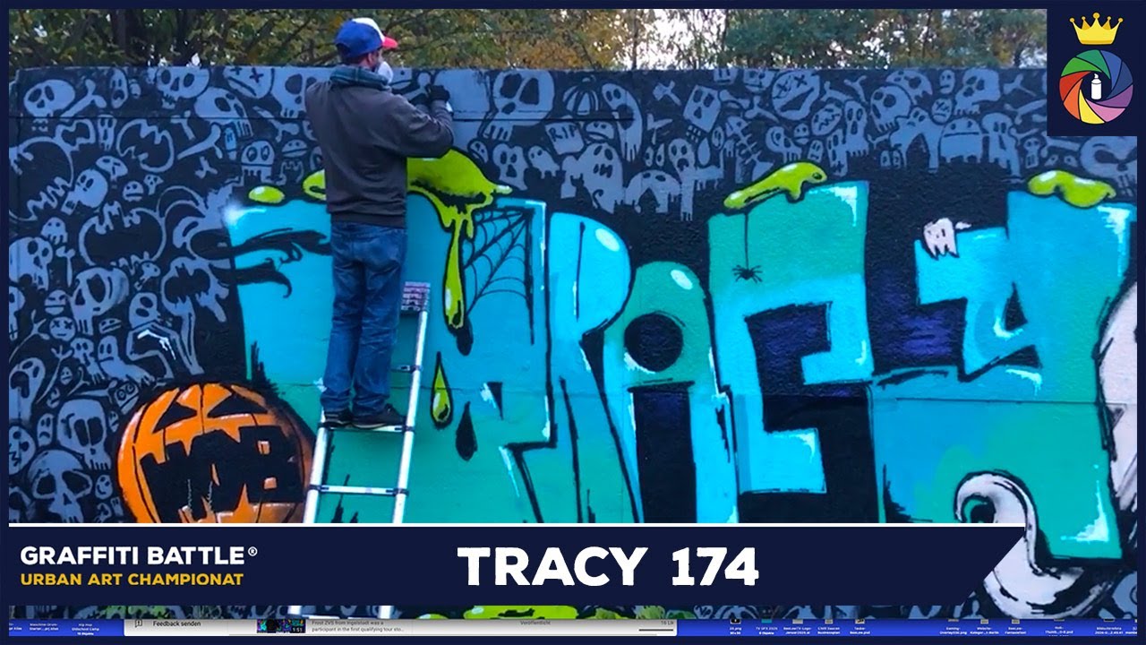 Tracy 174 - Berlin (GER) - Urban Art Championat - GRAFFITI BATTLE TV