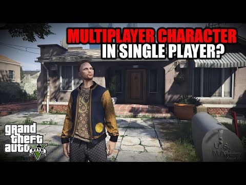 GTA 5 PC - Play as your Multiplayer Character in Single Player! 