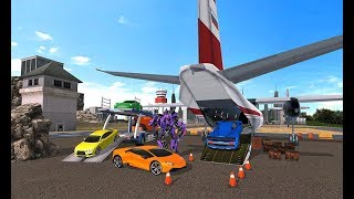 Real Robot Car Transporter Truck   Airplane Flight HD Trailer by 3Bees Studio screenshot 3