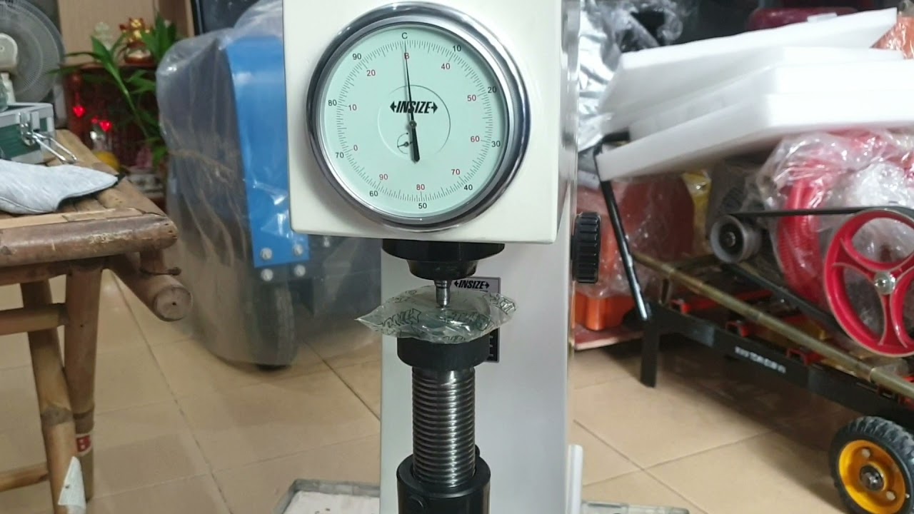 Hướng dẫn cân chỉnh - sử dụng & bàn giao Máy Đo Độ Cứng Vật Liệu Rockwell HDT-RW160 Hardness Tester