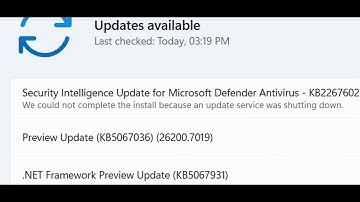 Fix Windows 11 Update KB5067036/KB5067931 Could Not Complete Install Update Service Shutting Down