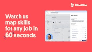 Mapping skills in 60 seconds with HowNow