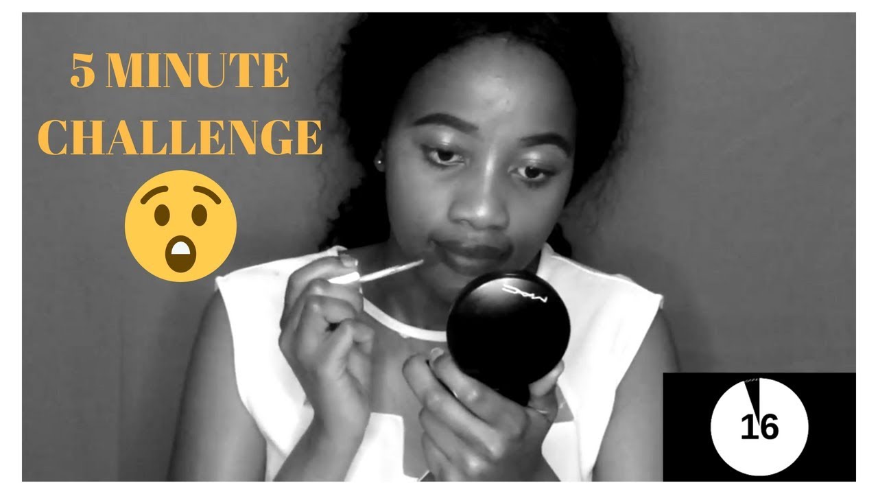 5 MINUTE MAKE-UP CHALLENGE | Thato Mayongo