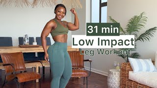 Low Impact Walking Home Workout | 31 min | no equipment | legs and glutes