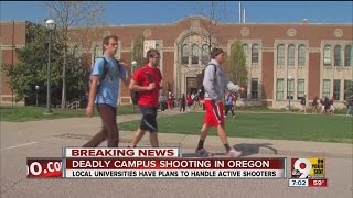 How do local universities prepare for active shooter situations?