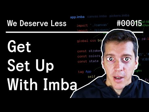 Get set up with Imba