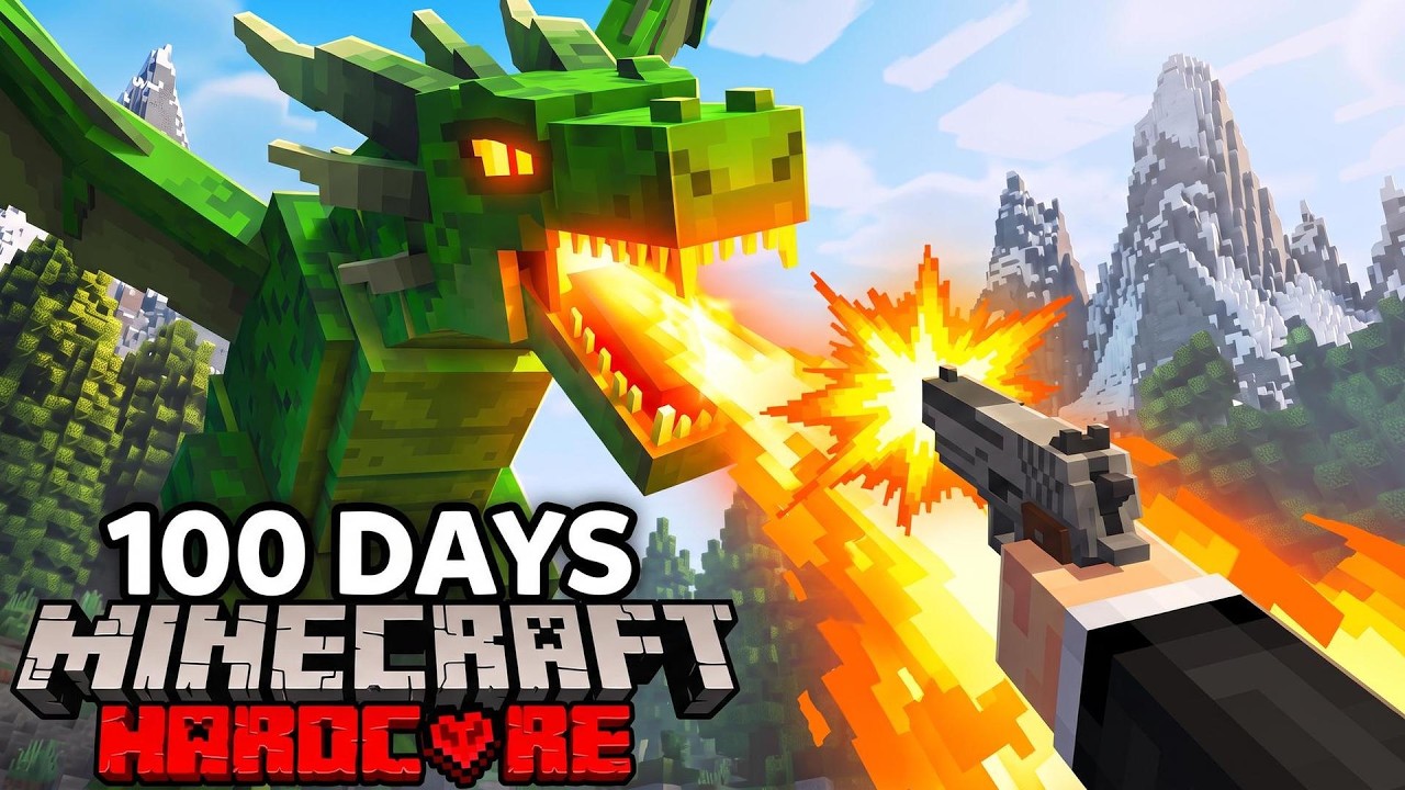 I Spent 100 Days In RLCRAFT EXPERT MODE In HARDCORE Minecraft (Complete Season 1)