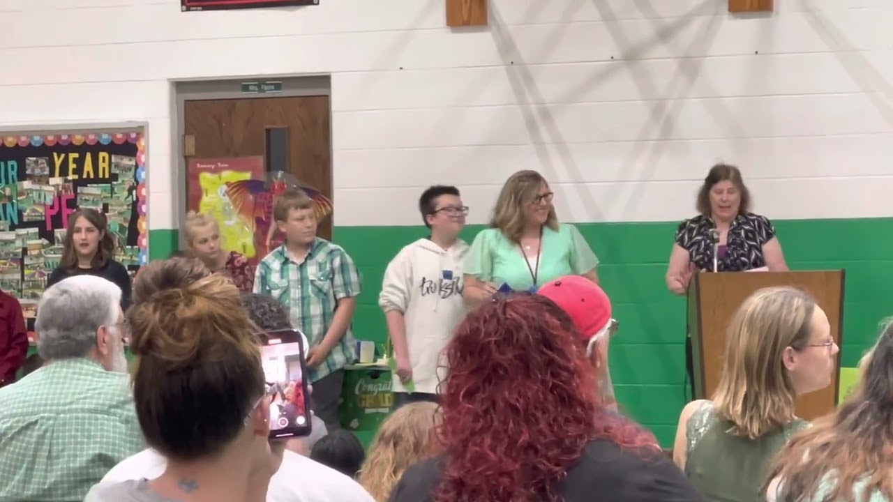 Aubrye’s 5th Grade Graduation and Awards at Meister Elementary School on 5/31/23