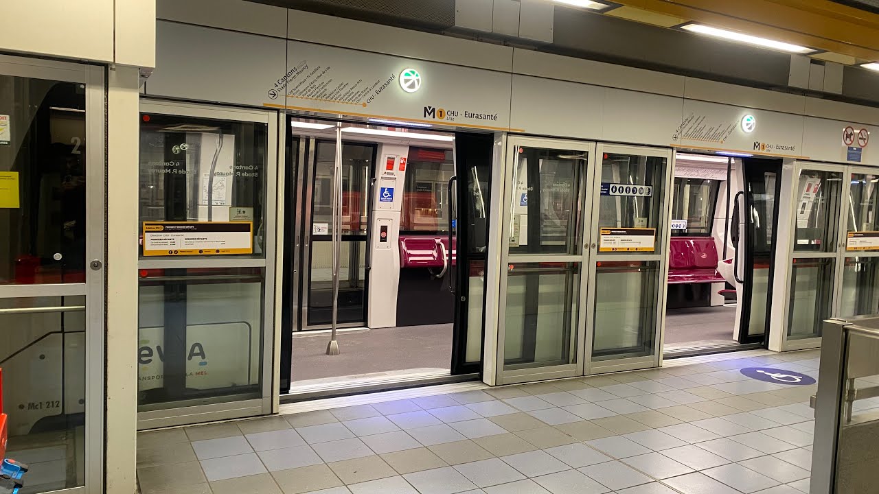 (MÉTRO/BUS) Ligne 1 + Ligne 2 Trajet Rame HP 120 Et 24 + MC 212 Et 217 + Trajet Ligne 68, 15 Et L6