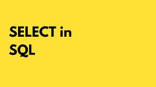 SELECT in SQL (Beginner Data Analytics Tutorial)