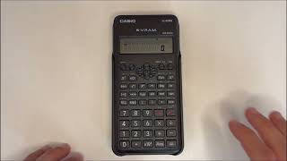 How to Calculate a Power with a Fractional Exponent on Your Calculator | Casio fx-82 MS
