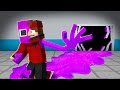 Talcado se transforme en purple des rainbow friends sur minecraft 