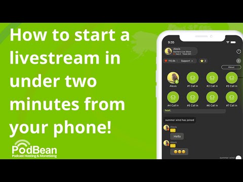 How to start an audio livestream from your phone in under two minutes!