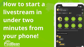 How to start an audio livestream from your phone in under two minutes!