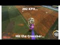 202 kph ground pinch miss rocket league would have gone in at 196