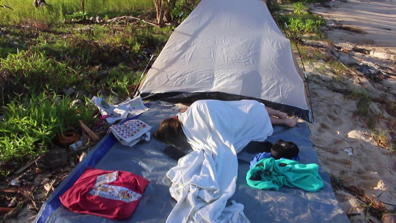 Spending the night on a Deserted Island in Indonesia...