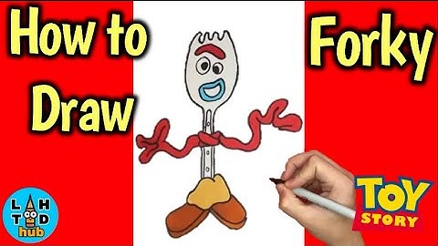 How to Draw Forky | Art Lesson | Toy Story