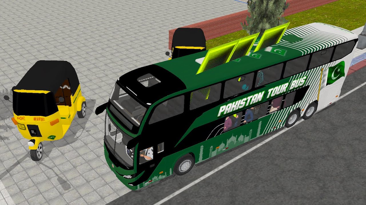 American bus driving gaming video 4K trading video