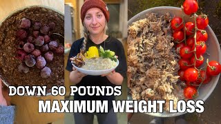 WHAT I EAT IN A DAY | Meal Plan & Grocery Haul for MAX Weight Loss | Starch Solution