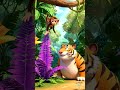 Funny Monkey Escapes Tiger! 🐵💨 Cartoon