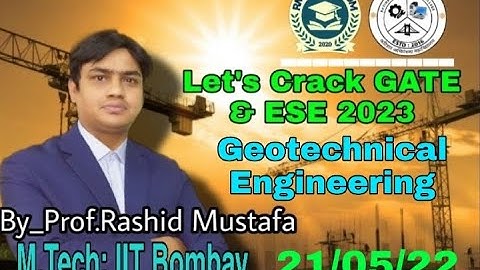Geotechnical Engineering Question Solution | Community Section | RM Classroom | Prof. Rashid Mustafa