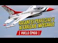 F-16 Thunderbirds RC ✈️ Rasantes Perfectas y Aterrizaje Impecable | Vuelo Épico #aviation
