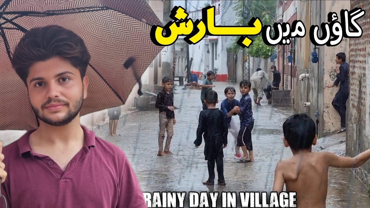 Rainy day in village 🌧 || Monday Bazaar bhi gaye 🥰 || Saaim Toor