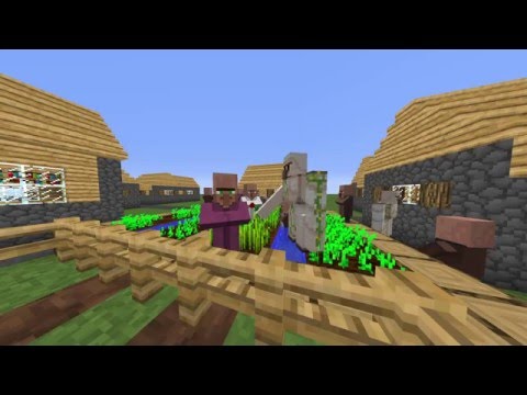 [Full Download] Minecraft Iron Golem Gives A Flower To A 