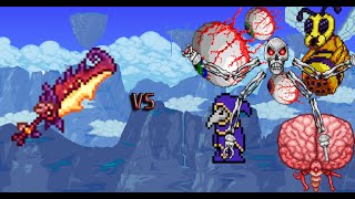 Парящий дракон VS all bosses | terraria | просьба подписчика |