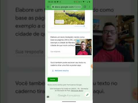 Fazer upload de fotos no GoogleForms - Google Formulários