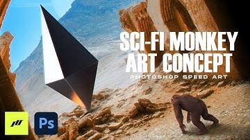 Creating a SCI-FI MONKEY In Photoshop | Photo Manipulation Speed Art