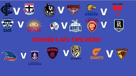 ROUND 5 AFL TIPS 2020!