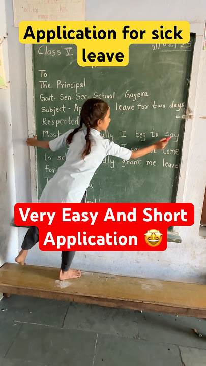 #leave 🥺🤧 #sick #application #leaveapplicaton #nipunactivity #education #nipunschool #shorts