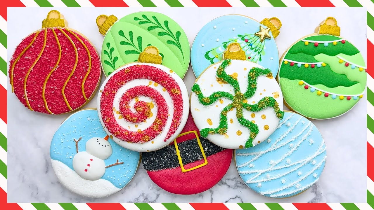 🎅Christmas Cookies Compilation (w/ Holiday Music)~Satisfying Cookie Decorating~Ornament Cookies🎄🎁