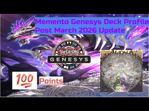Yu-Gi-Oh! Genesys Memento Deck Profile Post March 2026 Points Update 