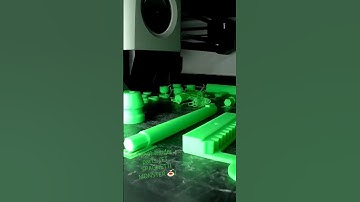 3D TIME LAPSE - FT. SPAGHETTI MONSTER. #3dprinting #engineering  #speghetti #monster #fail