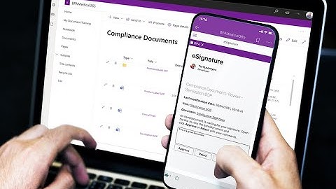 QMS software on Microsoft 365 - BPAQuality365 technology overview.