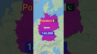 Top Countries Where Most Pakistanis Live in 2025 #facts #shorts #pakistan #knowledge