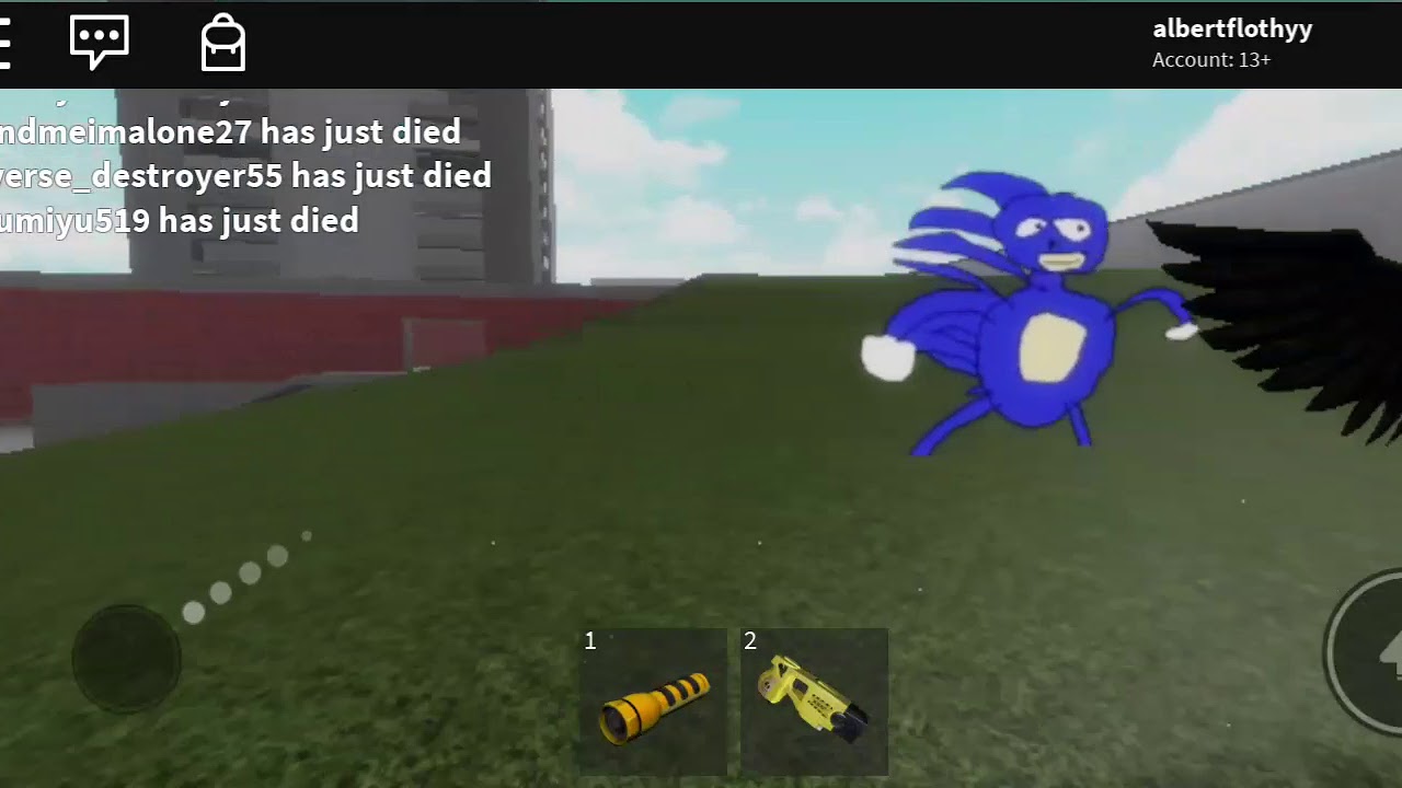 I Just Tazed Sanic Roblox Sanic Chase Youtube - fufu robux