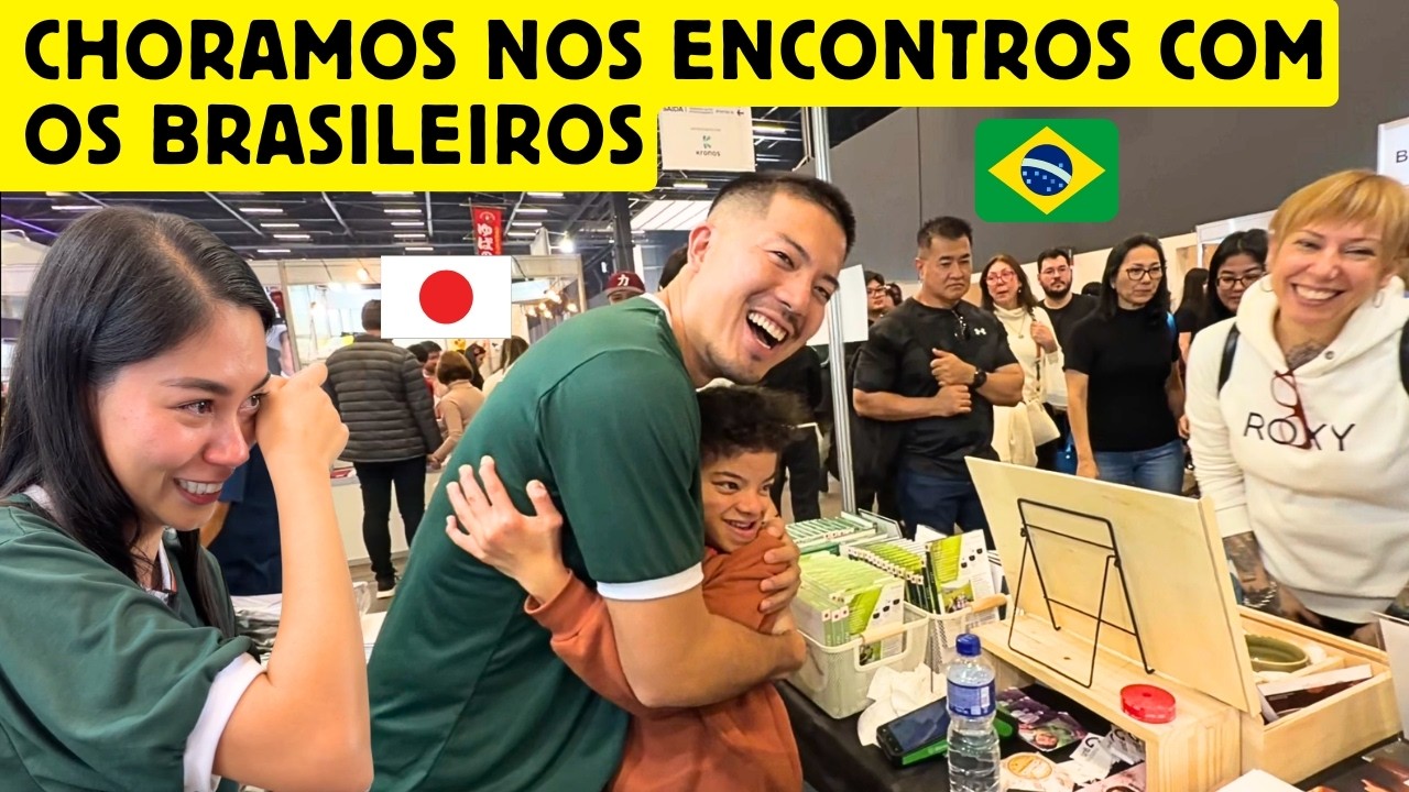Choramos nos encontros com os brasileiros