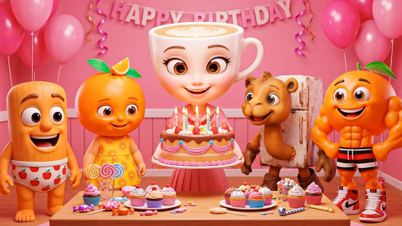 Happy Birthday Cappuccina – Tung Tung, Odindun, And Frigo Camelo Throw A Surprise Party