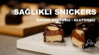 Sağlıklı Snickers Tarifi Şekersiz - Glutensiz