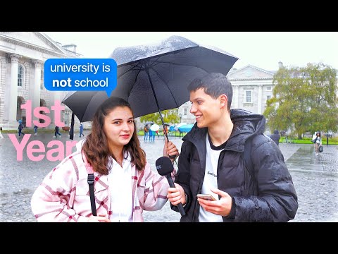 Asking Freshers at Trinity College Dublin