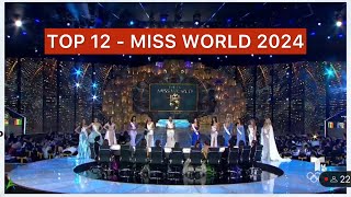 TOP 12  MISS WORLD 2024