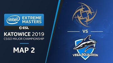 CS:GO - NiP vs Vega Squadron [Train] Map 2 Ro4 - Challengers Stage - IEM Katowice 2019