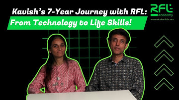 Kavish’s 7-Year Journey with RFL: From Learning Robotics to Gaining Life Skills!