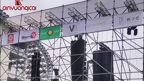 layer truss for hanging speaker