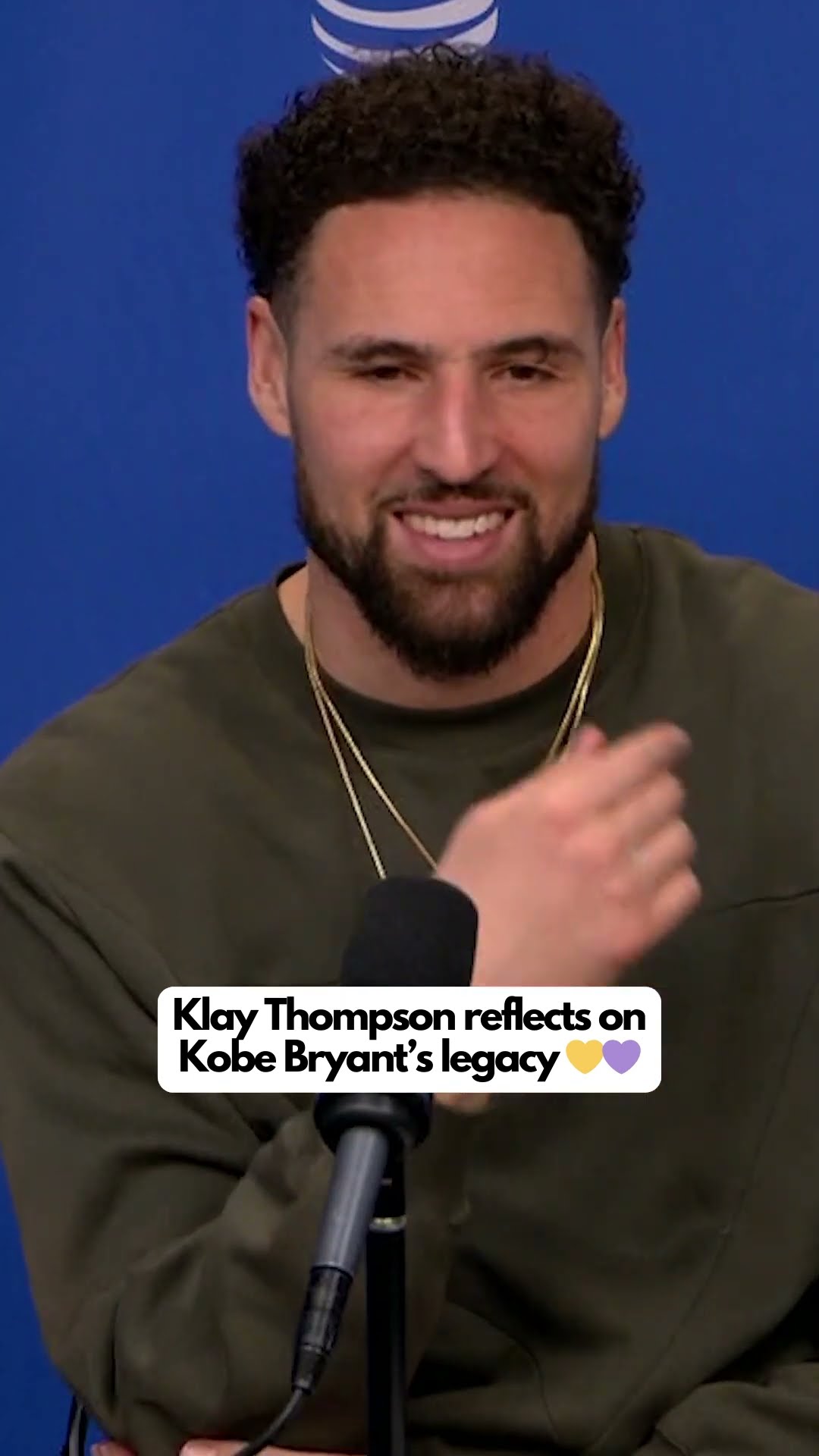 Klay Thompson spoke on what Kobe Bryant meant to him ??